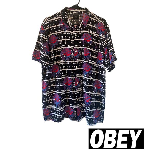 OBEY classic soft button-down M